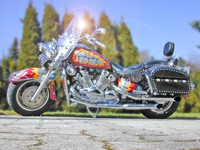 Motorrad Airbrush