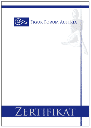 Figur Forum Austria - Visitenkarte und Zertifikat