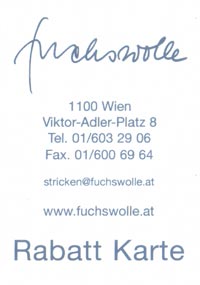 Kundenkarte von Fuchswolle