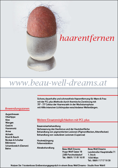 Haarentfernen Plakate