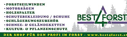 Best4Forst Riesenwerbetafel: 5 m x 1,5 m