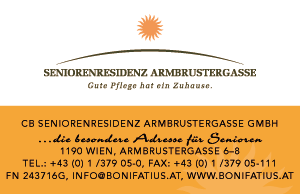 Visitenkarte f�r die Seniorenresidenz Bonifatius